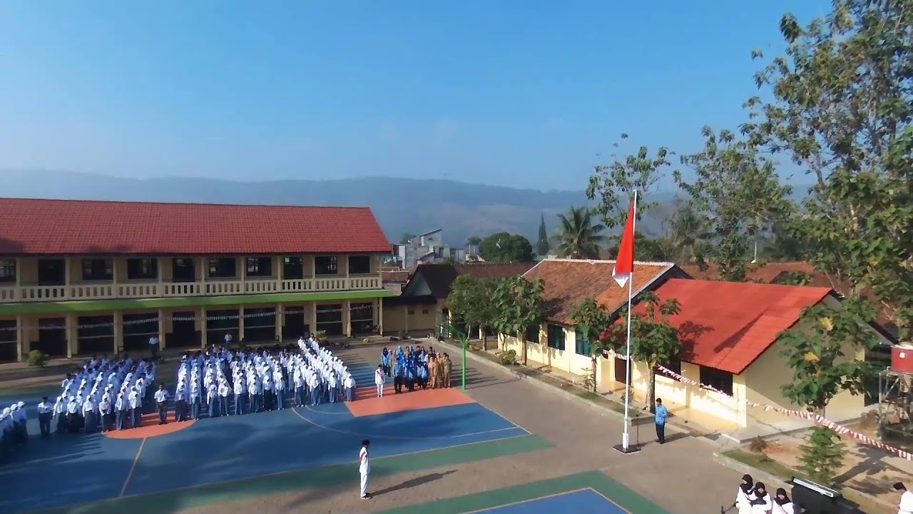 HUT RI 70 di SMKN 1 Cibadak - Aerial Footage