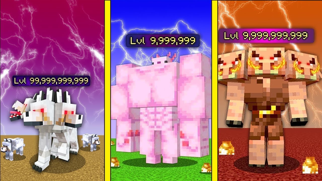 Level 1 to Level 1,000,000 Animals in Minecraft