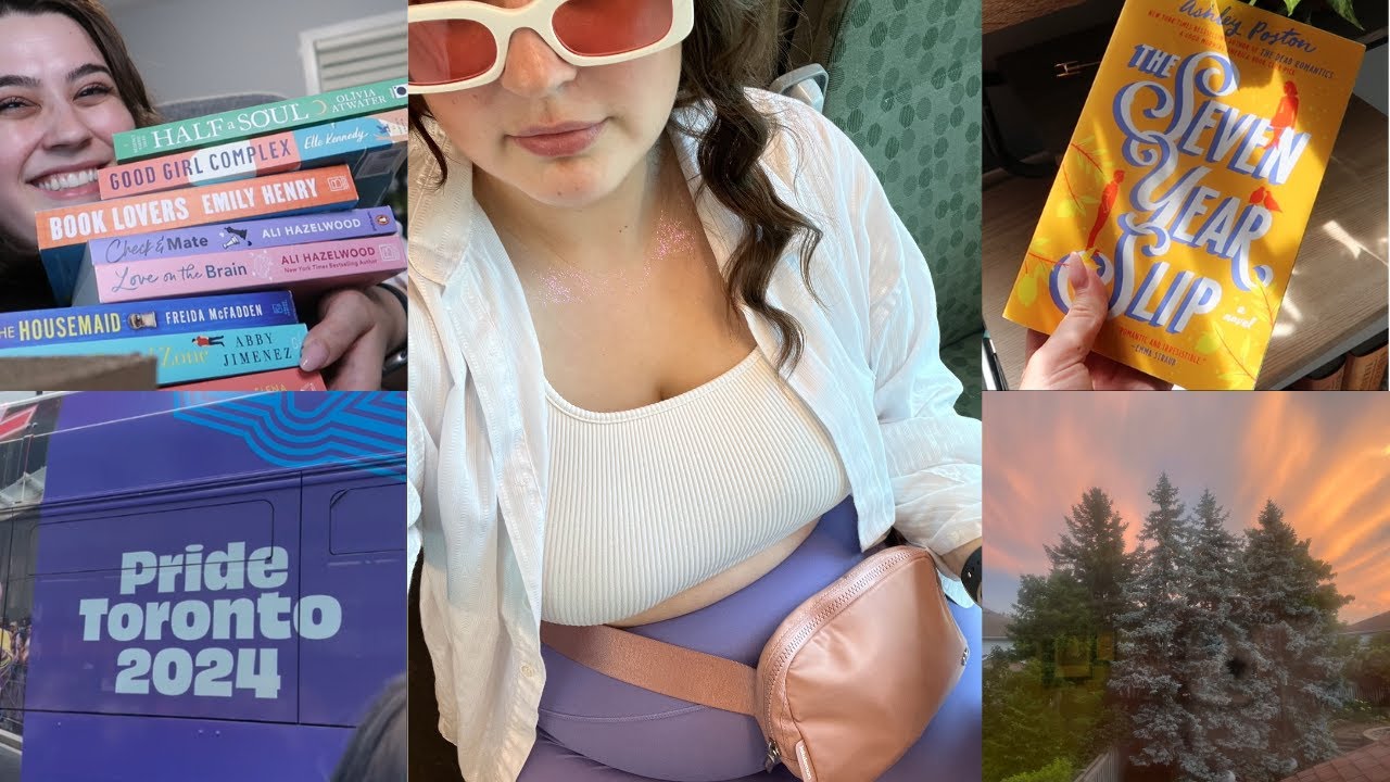 week in my life | book hauls, pride parade & read with me