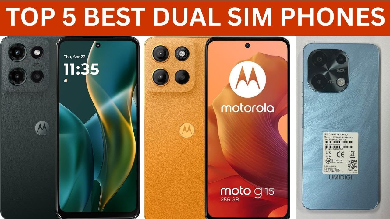Top 5 Best Dual SIM Phones 2025 | Best Dual SIM Smartphones