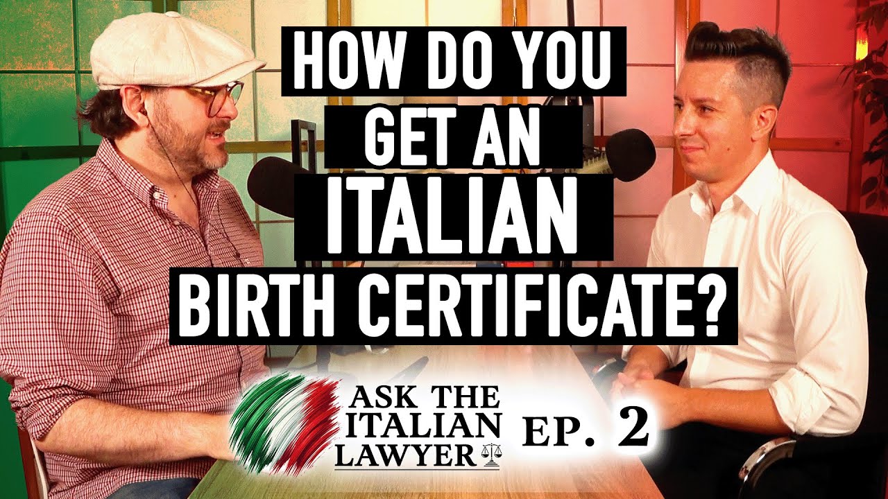 How Do You Get An Italian Birth Certificate?