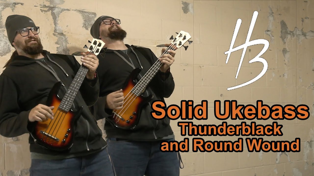 Playing the Harley Benton Solid Ukebass - Thunderblack and Round Wounds\\ Stefan's Bass Blog