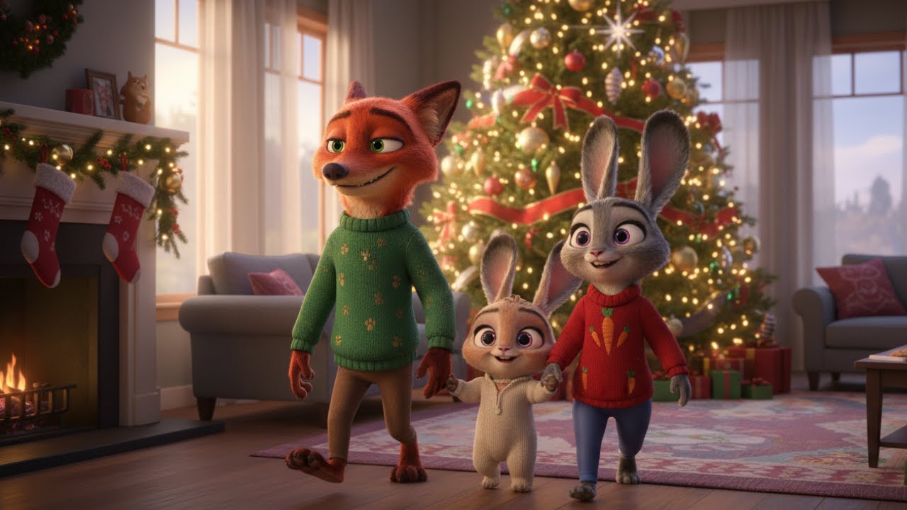 Zootopia 2 | Sweet Christmas Moments ❄️ | Nick & July’s Little Family