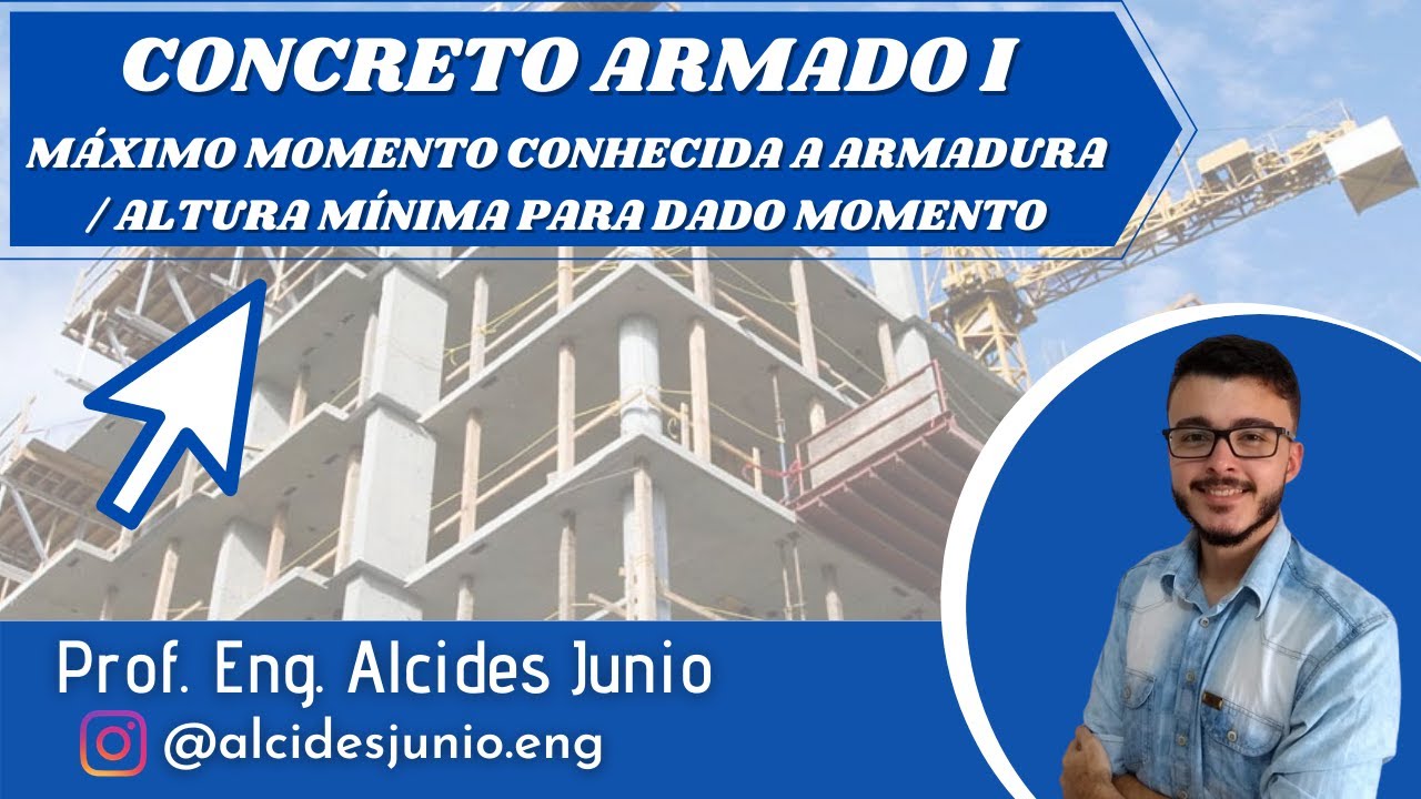 CONCRETO ARMADO I - MÁXIMO MOMENTO CONHECIDA A ARMADURA / ALTURA ÚTIL MÍNIMA PARA DADO MOMENTO