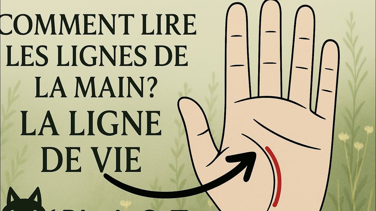 Comment lire les lignes de la main? La ligne de vie.