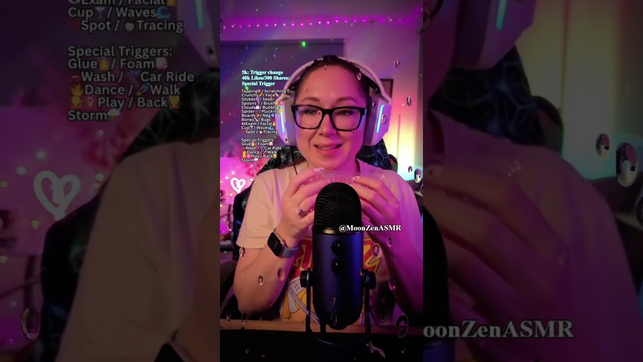 ASMR Live Replay (1/31) | UV Glow Foam, Hair Play & Rainy Car Ride for Deep Sleep