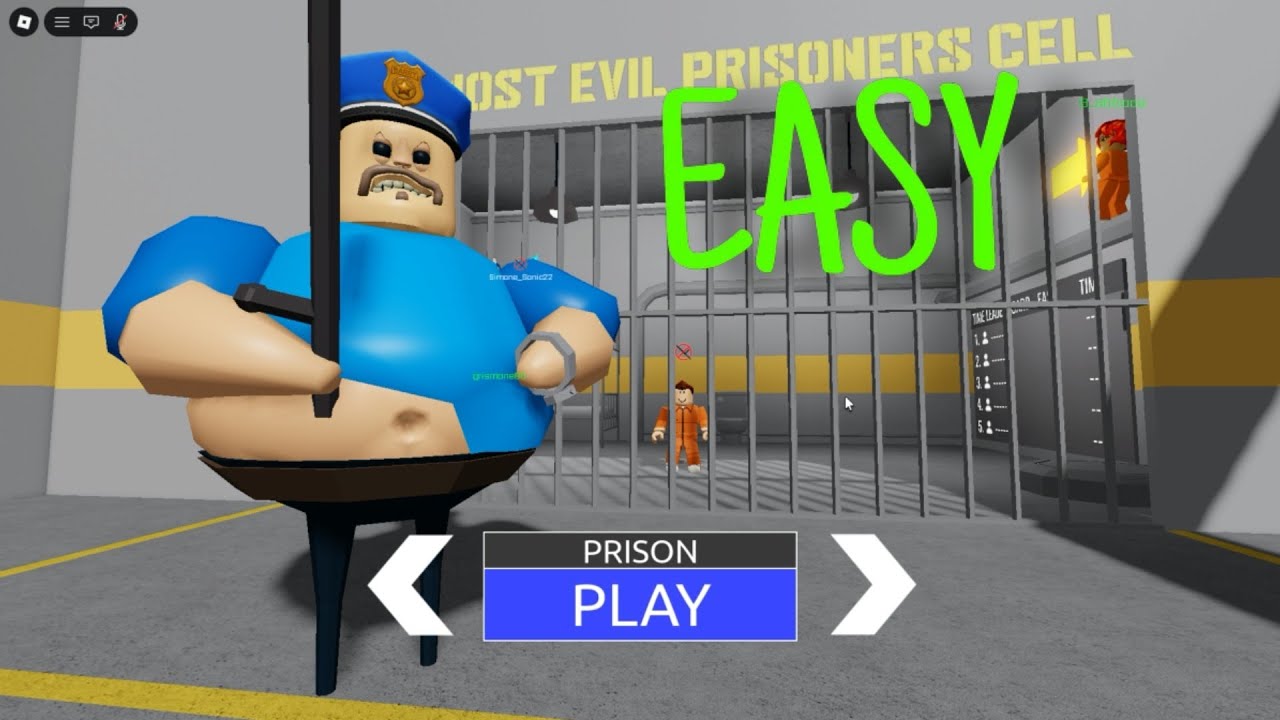 ROBLOX | BARRY'S PRISON RUN! (OBBY) EASY (FULL WALKTHROUGH NO DEATH)