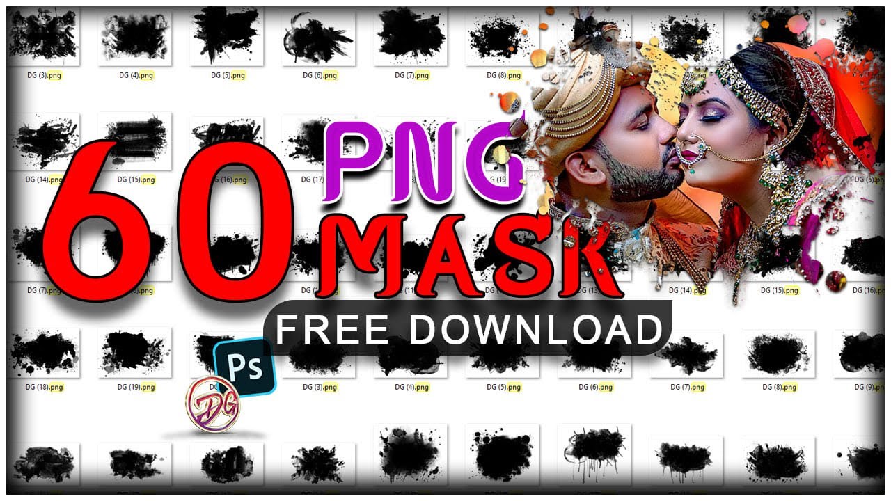 Best New 60 Watercolor Masks Brush For Photoshop Free Download