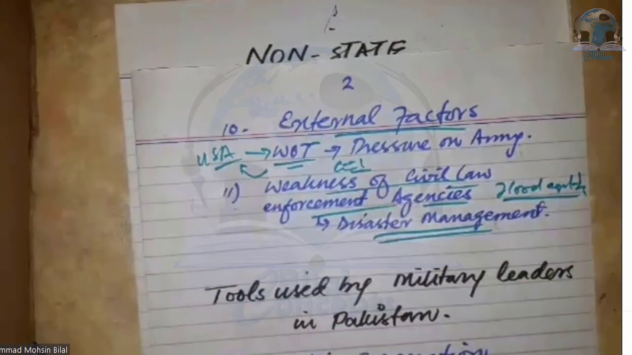 Civil Military relation in Pakistan CSS/PMS/PCS urdu/hindi