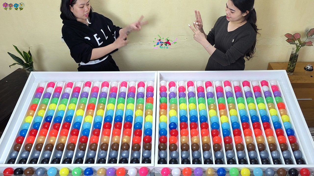Crazy Fast Color Sorting Game 🟡🔵🔴 | Who Will Win? 😱🔥