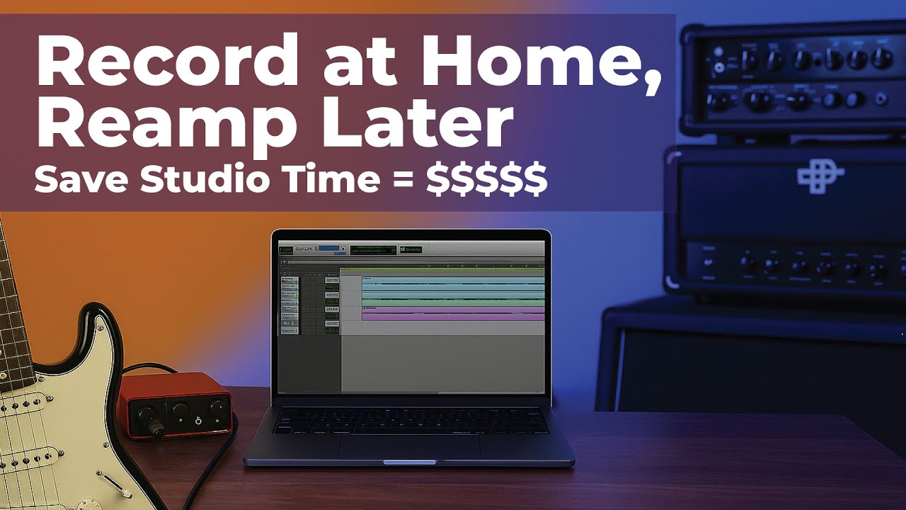 Don’t Waste Time (and MONEY) in the Studio—Record  Electric Guitar or Bass at Home Like This