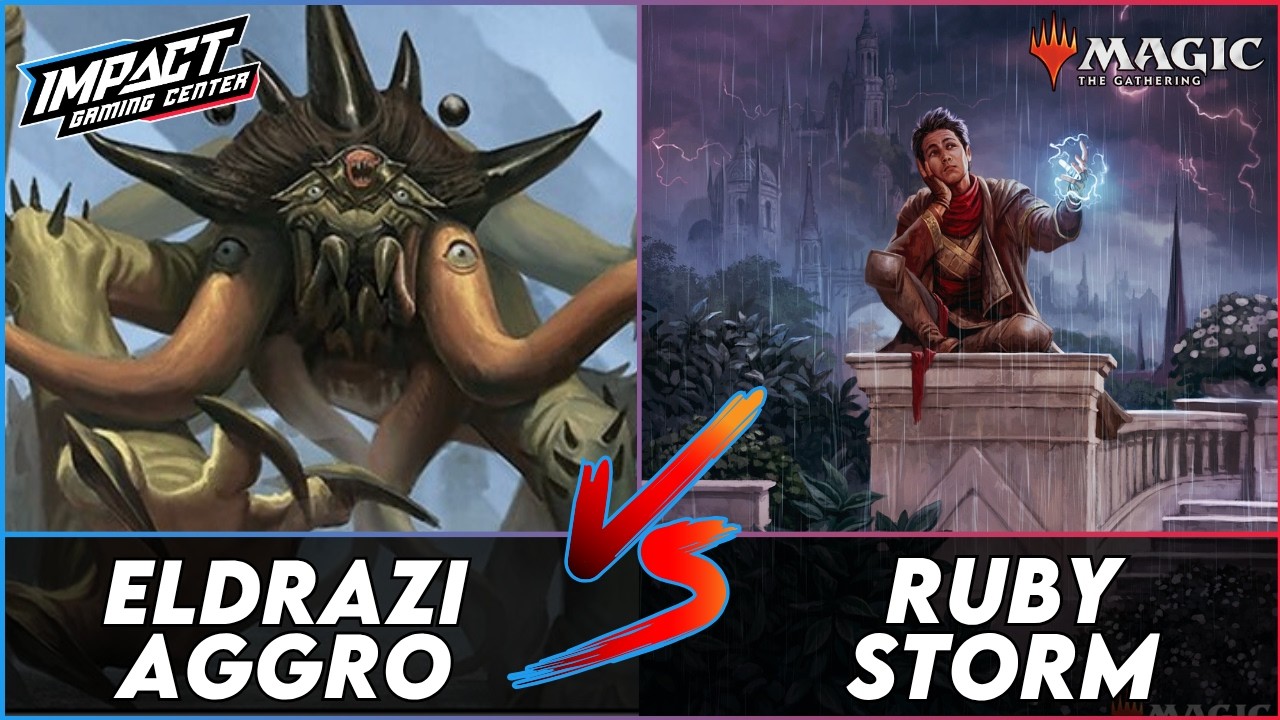 Eldrazi Aggro ПРОТИВ Ruby Storm [БУМАГА] | Modern RCQ в IGC | Раунд 2 | Magic: the Gathering