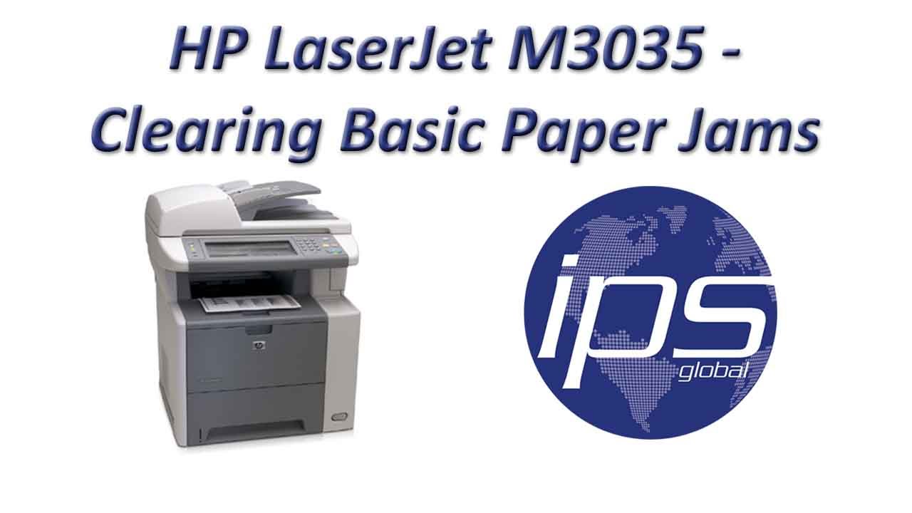 HP M3035 - Review Clearing Basic Paper Jams