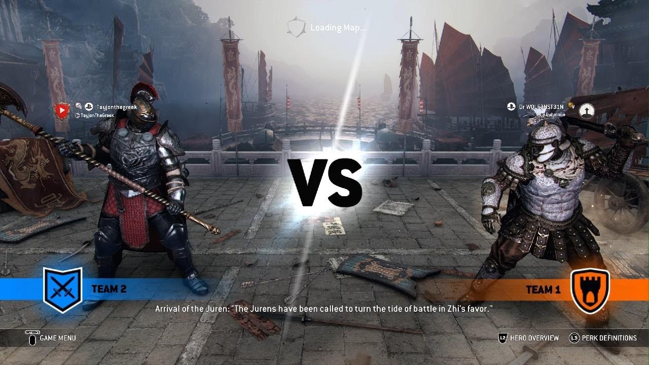 For Honor Duels, Lawbringer vs Centurion
