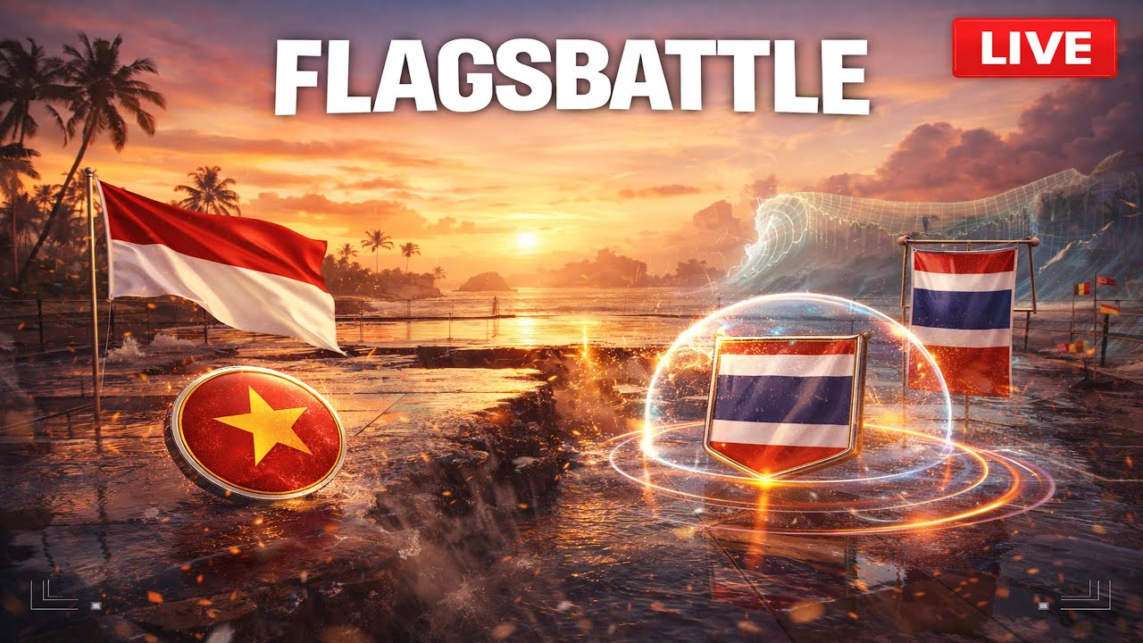 🔴 LIVE: Vietnam vs Indonesia vs Thailand! 🇻🇳🇮🇩🇹🇭 Asian Flag Battle ⚔️