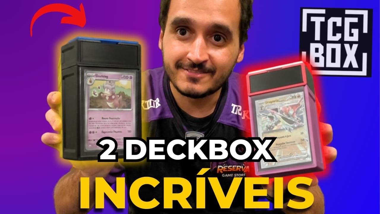 DECKBOX 3D Personalizada TCG in Box - Review COMPLETO e HONESTO | Unboxing DECKBOX 3D