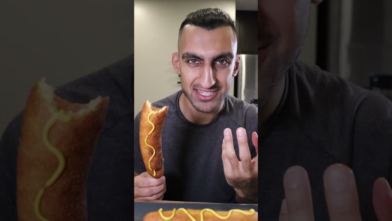 My First Time Trying a Corndog