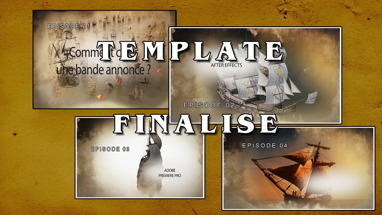Comment créer une bande annonce le Template finalisé