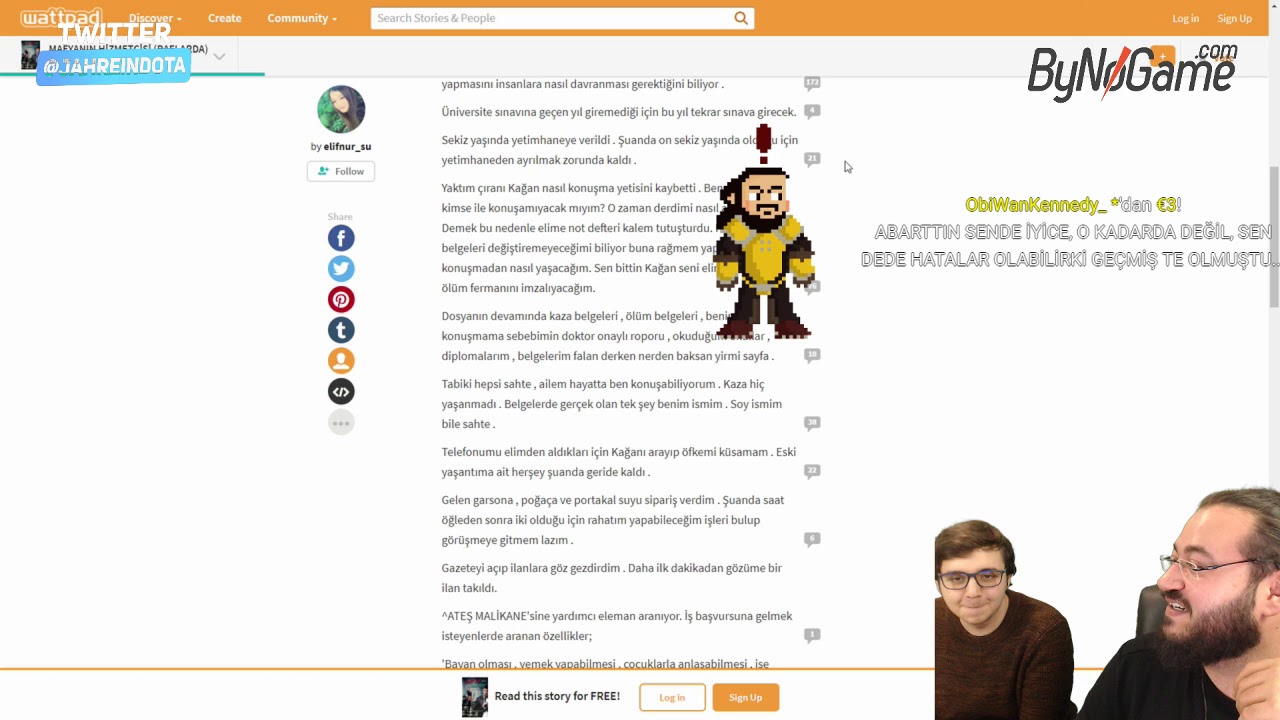 Jahrein Wattpad'da Hikaye Okuyor (Mafyanın Hizmetçişi)