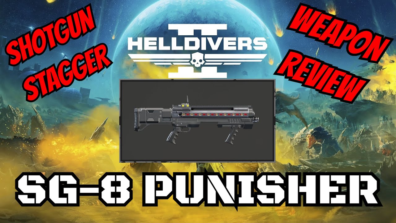 SG 8 Punisher Helldivers 2 Weapon Review