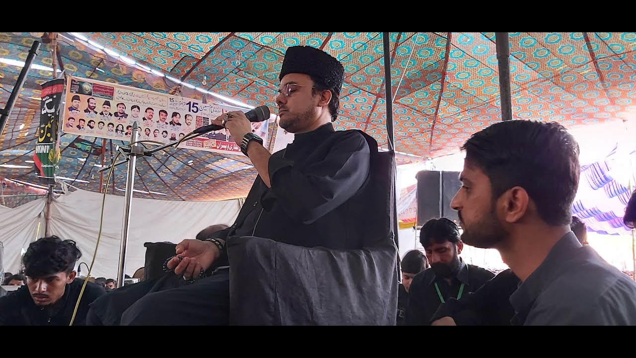 Allama Majid Raza Abidi - Majlis 9 Muhrram 2019-20 | Bramdgi Taboot Mola Ali Akbar as |  Faisalabad.