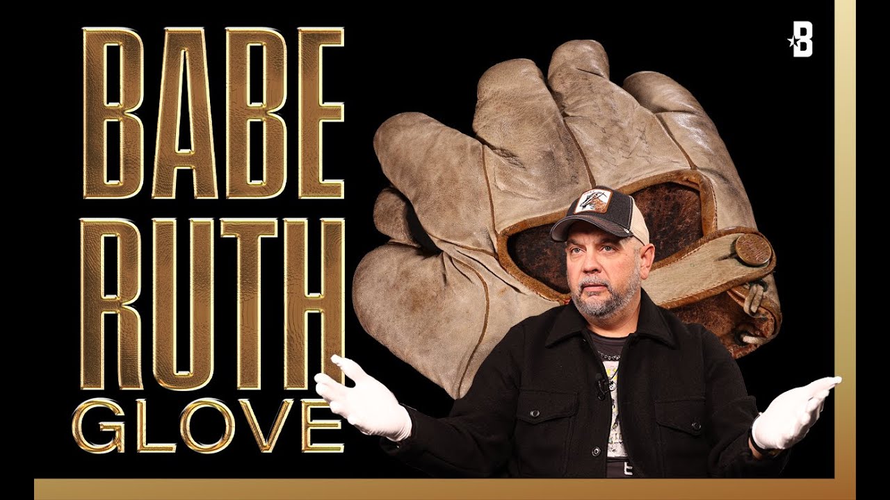 Beckett Authenticated Babe Ruth Game Worn & Multi-Signed World Series Fielder's Glove