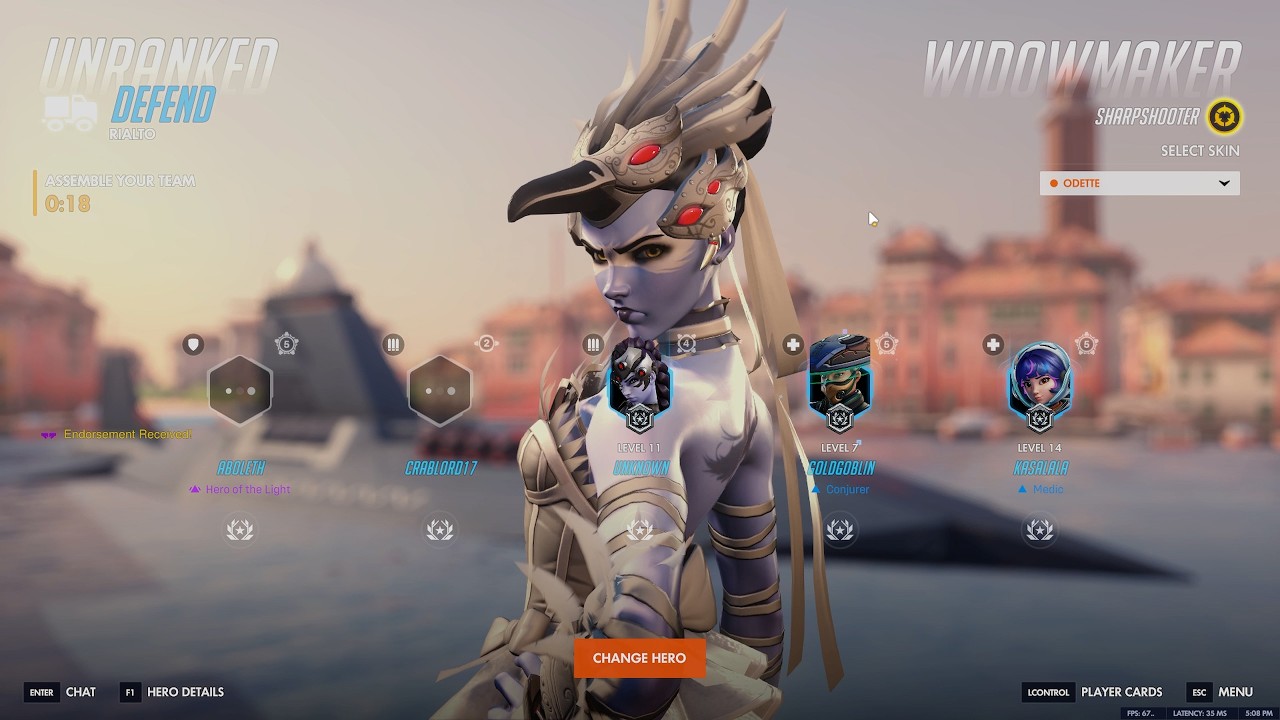 Widowmaker Gameplay (No Commentary) Overwatch (PC 1440p 60fps)