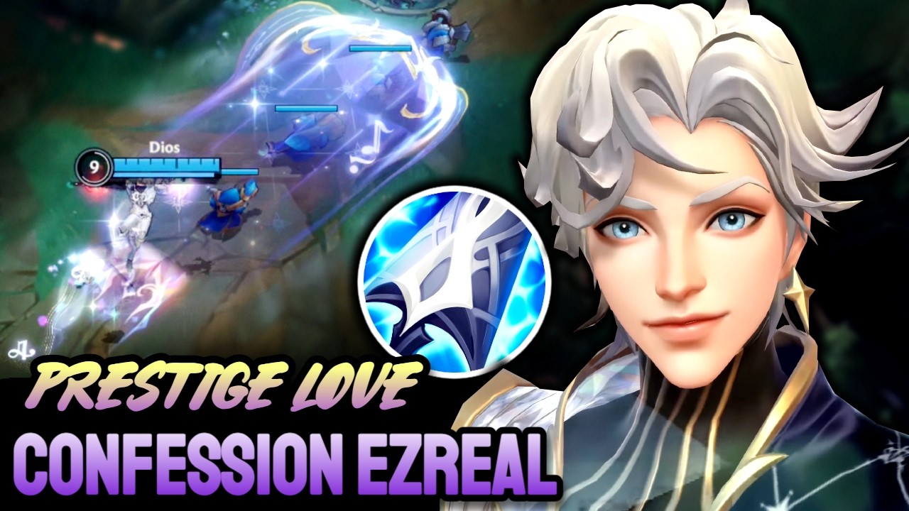 WILD RIFT PRESTIGE LOVE CONFESSION EZREAL - TOP SERVER GAMEPLAY - CHALLENGER RANKED