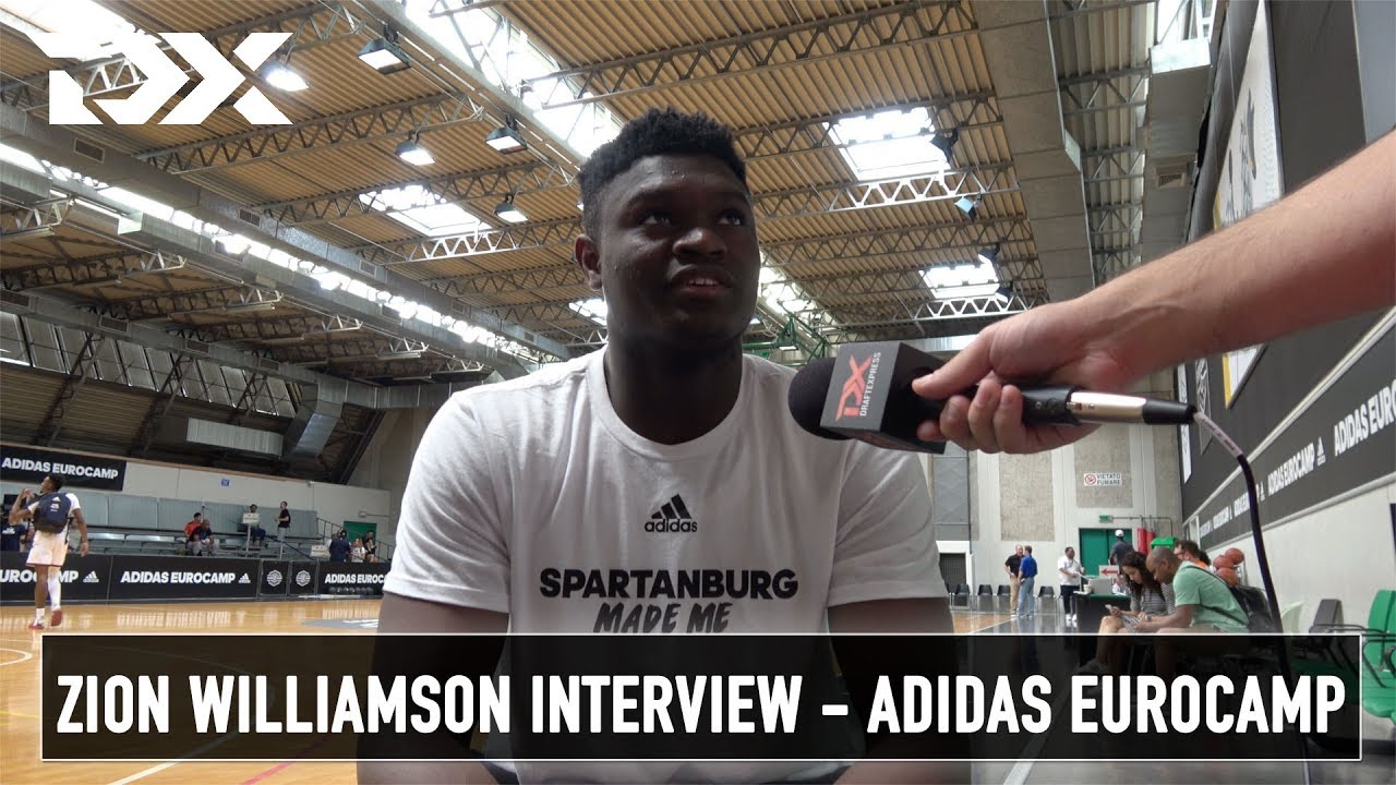 Zion Williamson Interview - Adidas Eurocamp