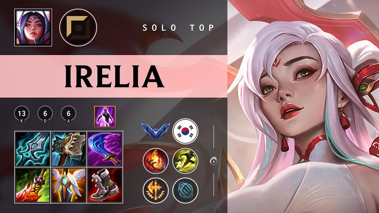 Irelia Top vs Sett - KR Diamond Patch 26.03