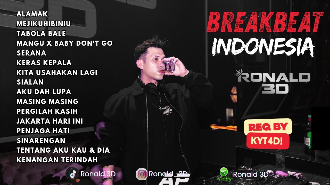 DJ Alamak - Kalau ada 9 Nyawa - Breakbeat INDONESIA SUPER GALAU -  Mix By Ronald 3D