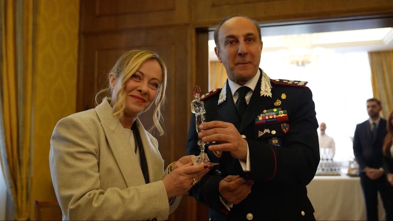 GIORGIA MELONI ALL'INAUGURAZIONE DELL'ANNO ACCADEMICO 2024/25 DELL'ARMA DEI CARABINIERI