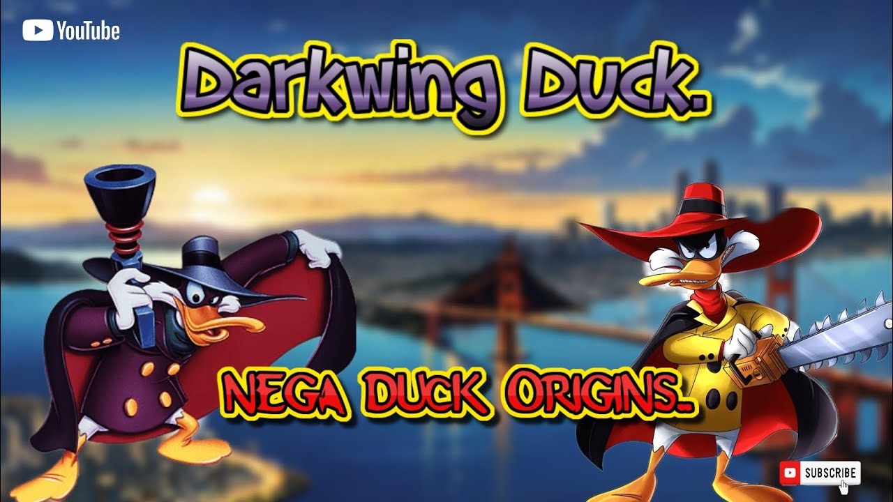 Darkwing Duck's Daring Duality| Nega Duck Origins| #darkwingduck #negaduck #foxkids #cartoon