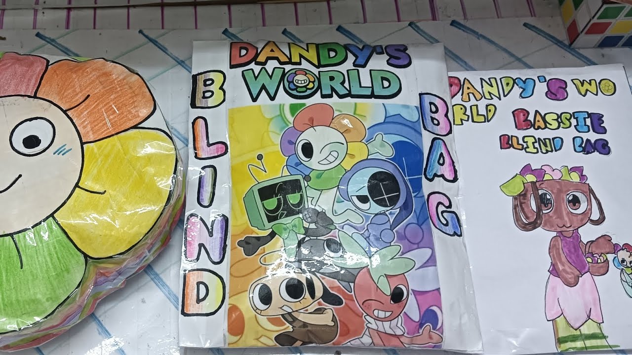 Dandy world blind bag opening ASMR!#paperdiy #dandysworld #blindbag 