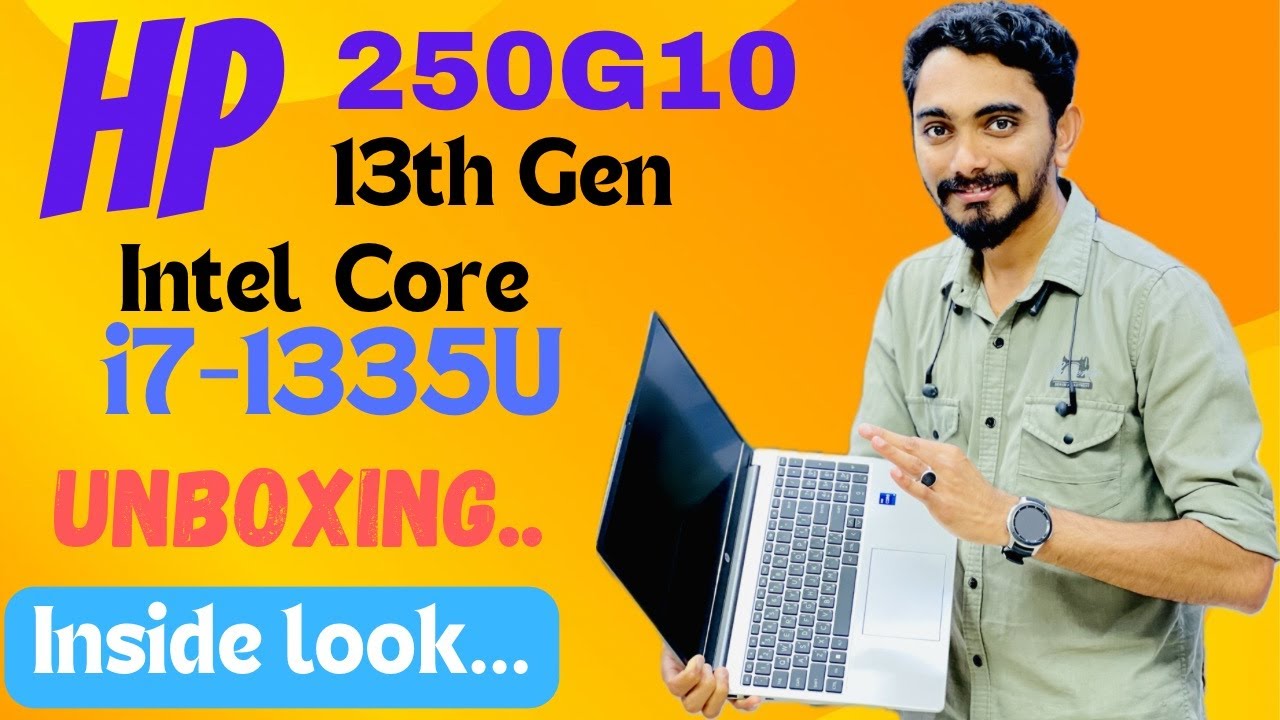 hp 250 g10 notebook | i7 13th generation laptop unboxing | hp 250 g10 laptop&nbsp;|&nbsp;2023&nbsp;new |(8X8K5ES)