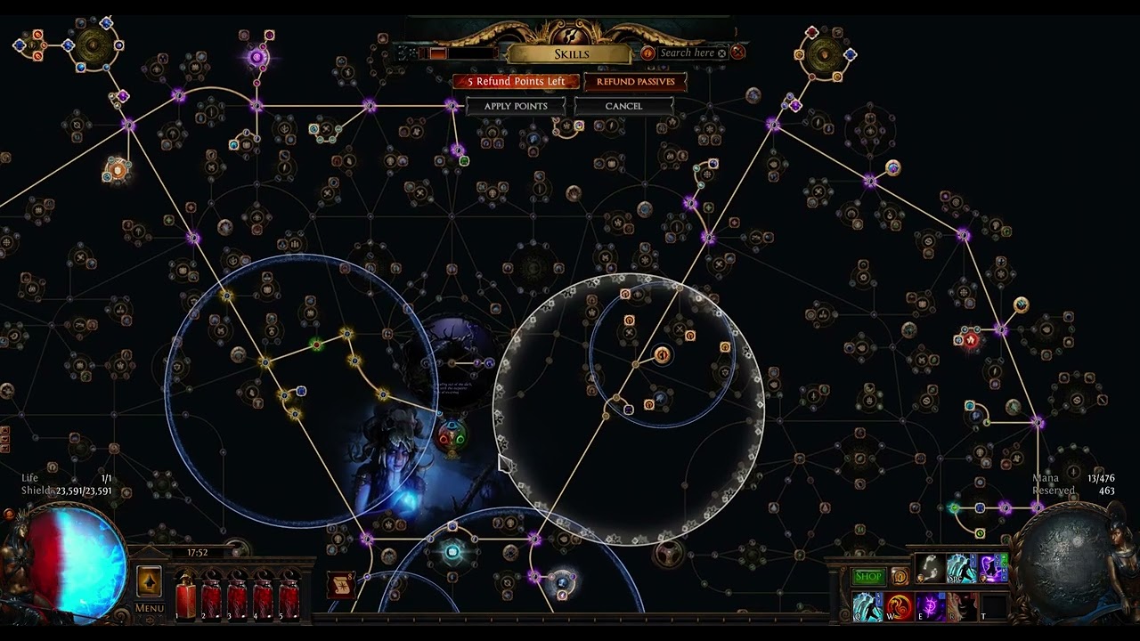 3.28 Self-cast FRoSS Occultist ES Stacking build concept sharing.