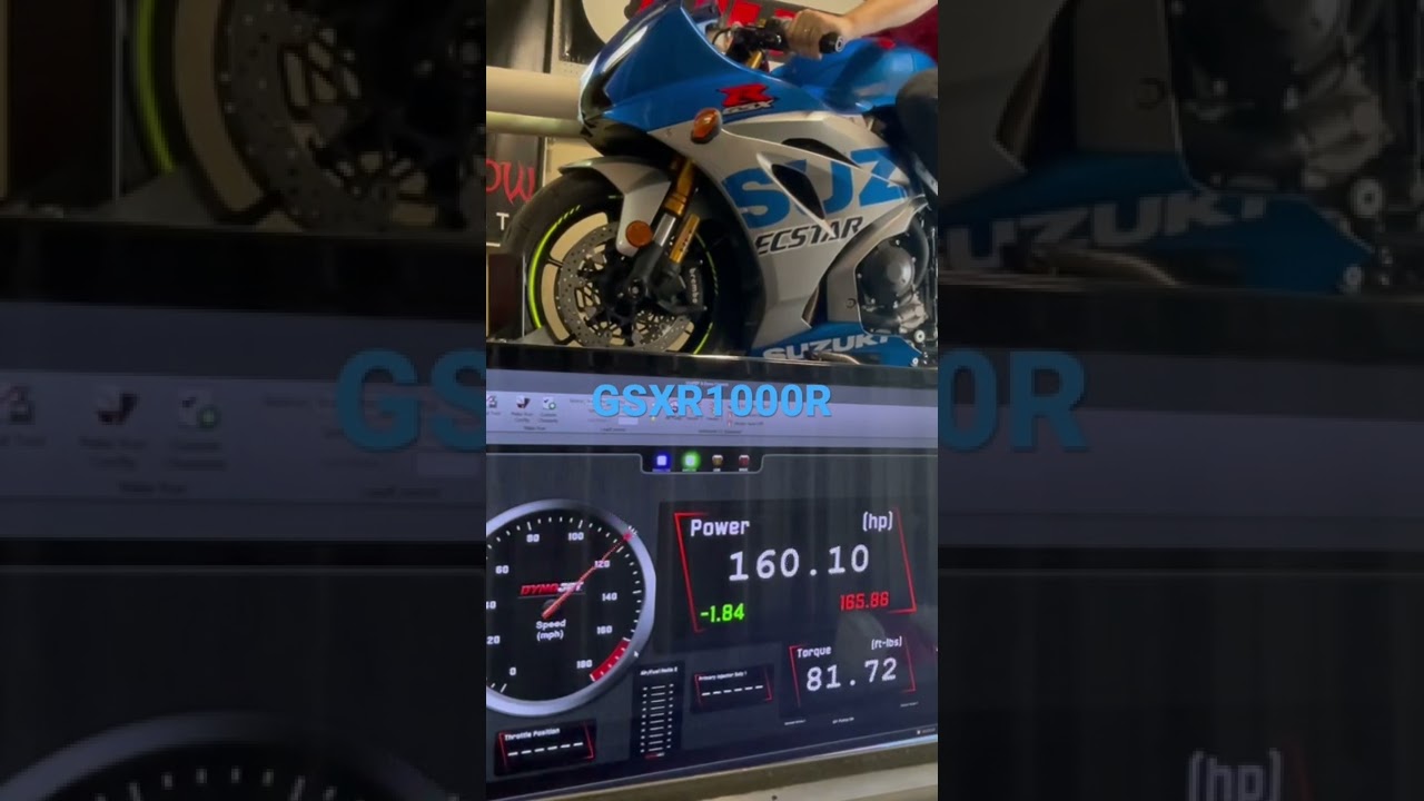2021 GSXR1000R Dyno E85 Flash Tune available