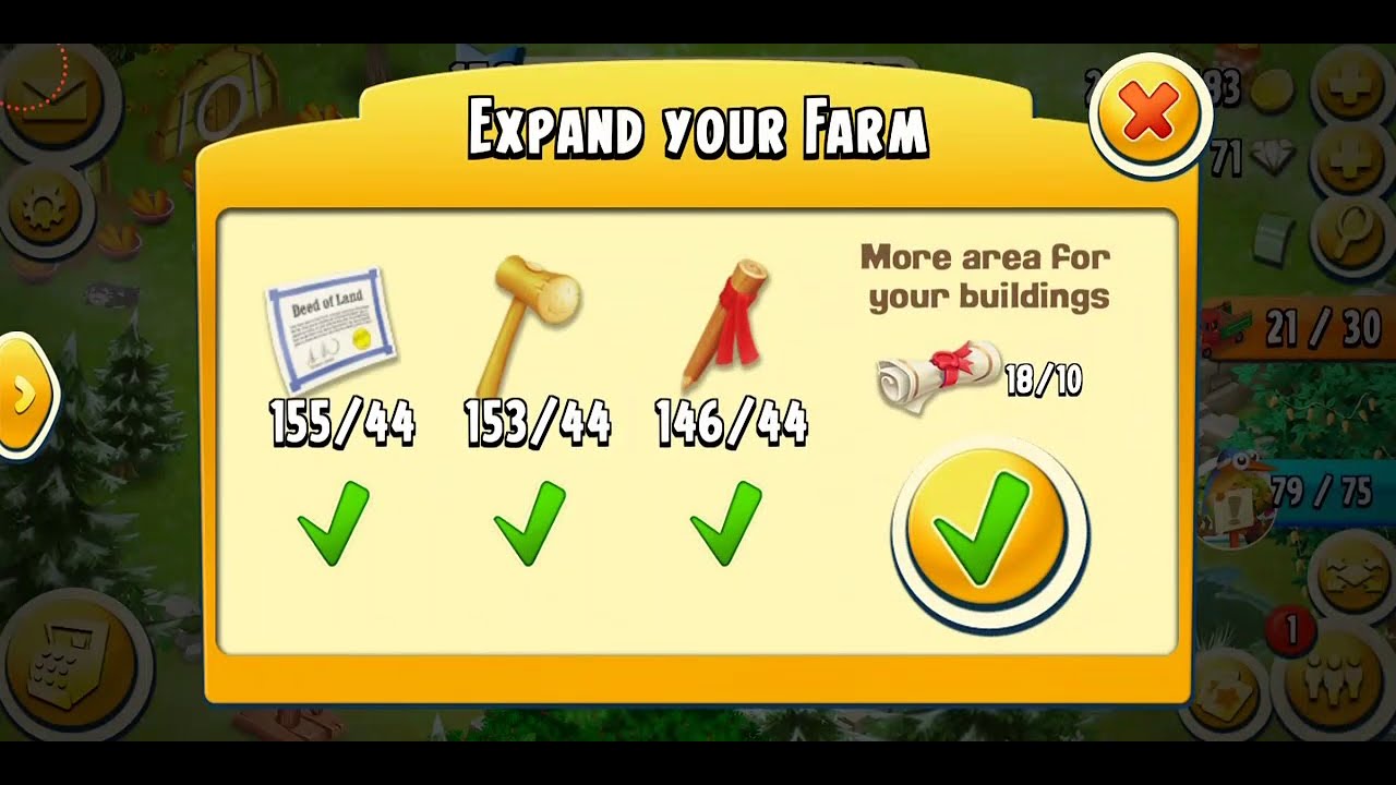 Hay Day Expand the Farm - Gameplay