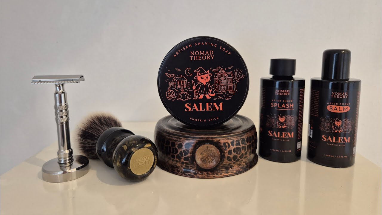 NOMAD THEORY SALEM 🎃 / WOLFMAN WR-1 / NOMAD THEORY BRUSH MADE BY HIGHLANDER BRUSHES