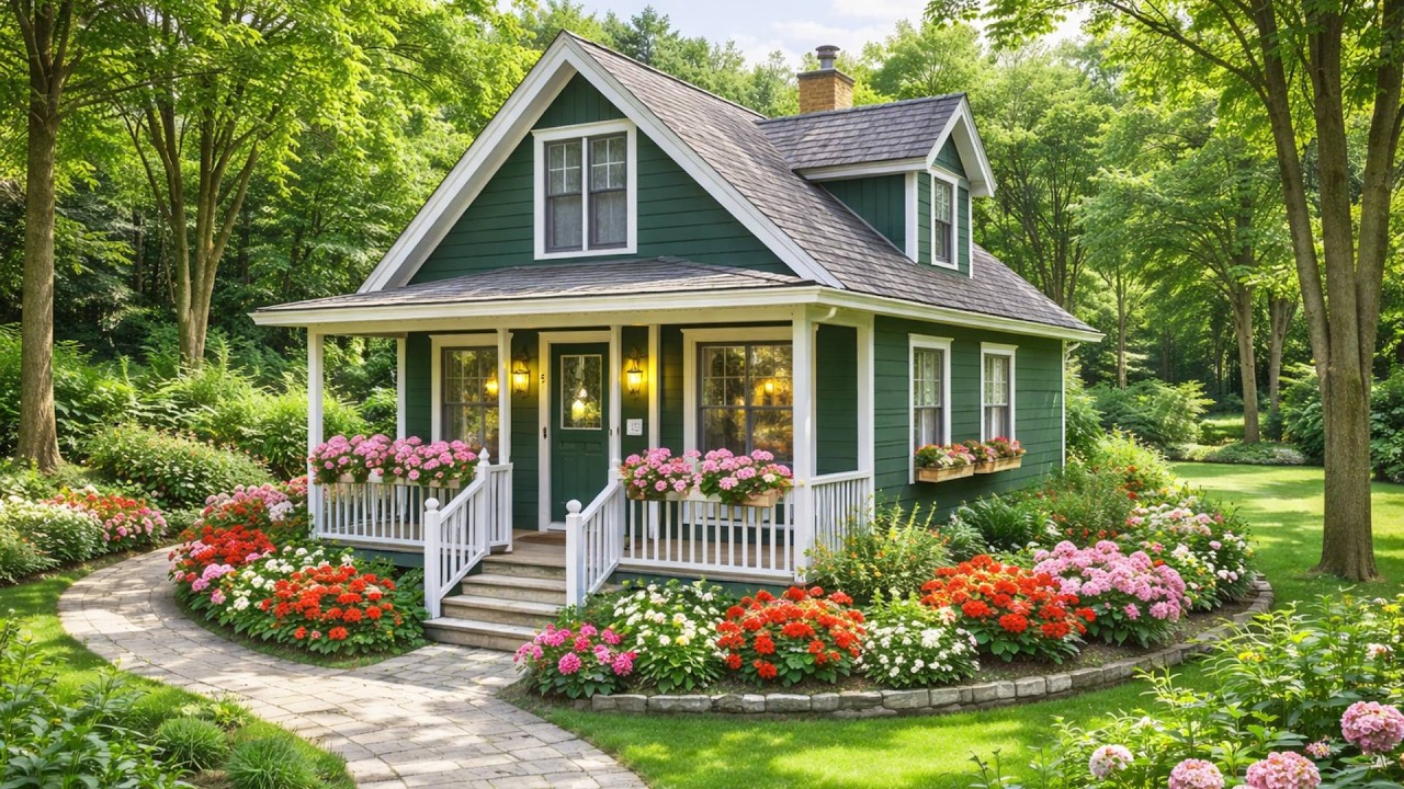 Tiny House Meets Classic Cottage Warmth | Relaxing Woodland Hideaway