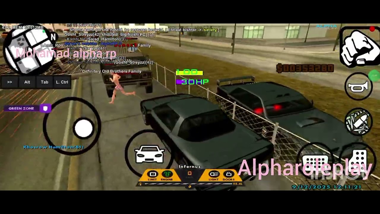 باسلام اینم آموزش مجرم گیری داخل سرور بزرگ آلفا رول پلی #alpharoleplay