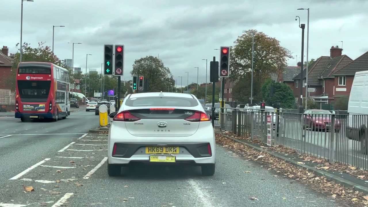 10-West Didsbury test route Wilbraham Rd side real lesson (updated 2025)