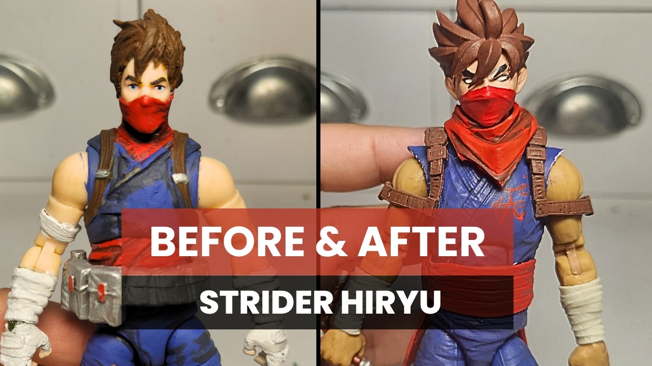 STRIDER HIRYU CUSTOM ACTION FIGURES | MARVEL VS CAPCOM