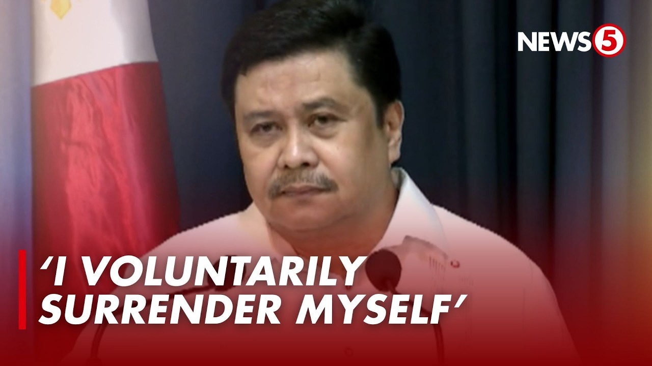 'I'm ready to face the consequences': Sen. Jinggoy, boluntaryong sumuko para sa kasong plunder