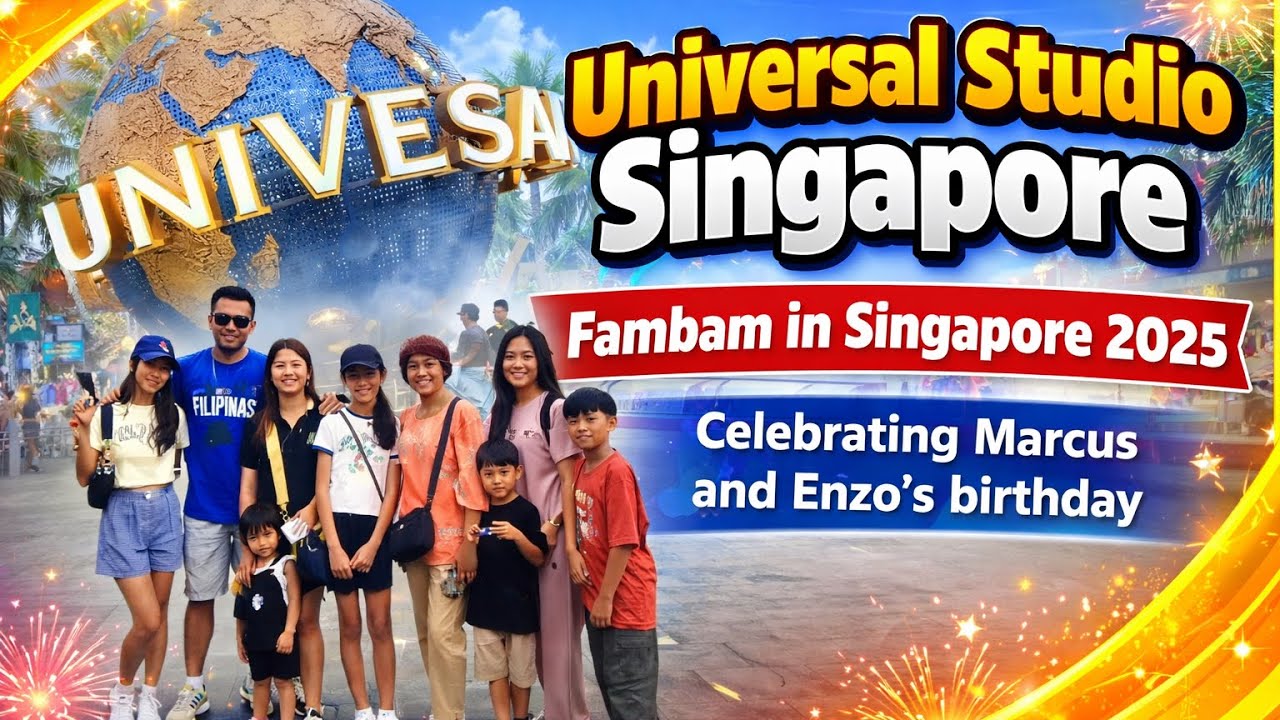 Universal Studios Singapore | Sentosa Singapore I Fambam in Singapore 2025 I 