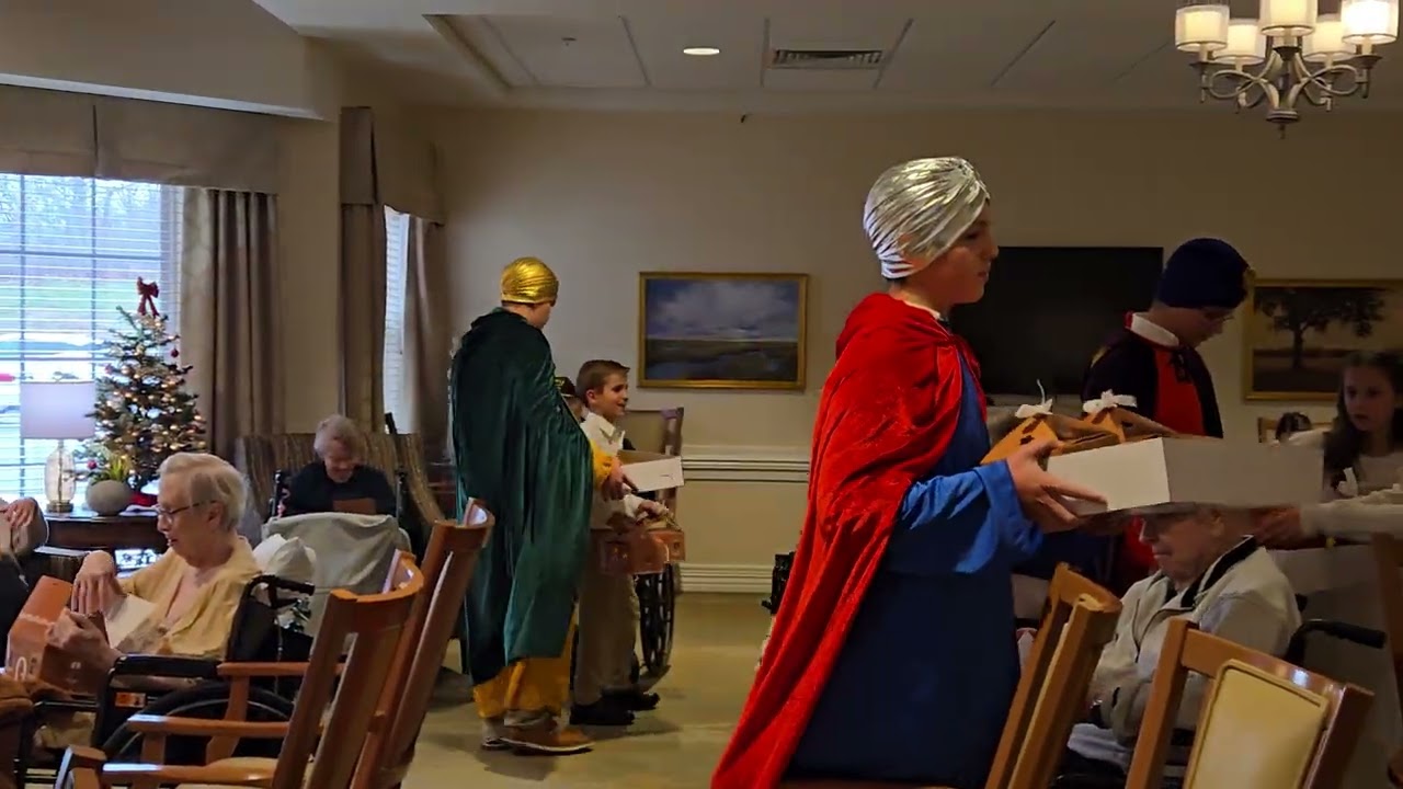 Carol of the Bells. 6 Декабря, 2025. Группа Благовестия с Рождественской программой в Nursing Home. 