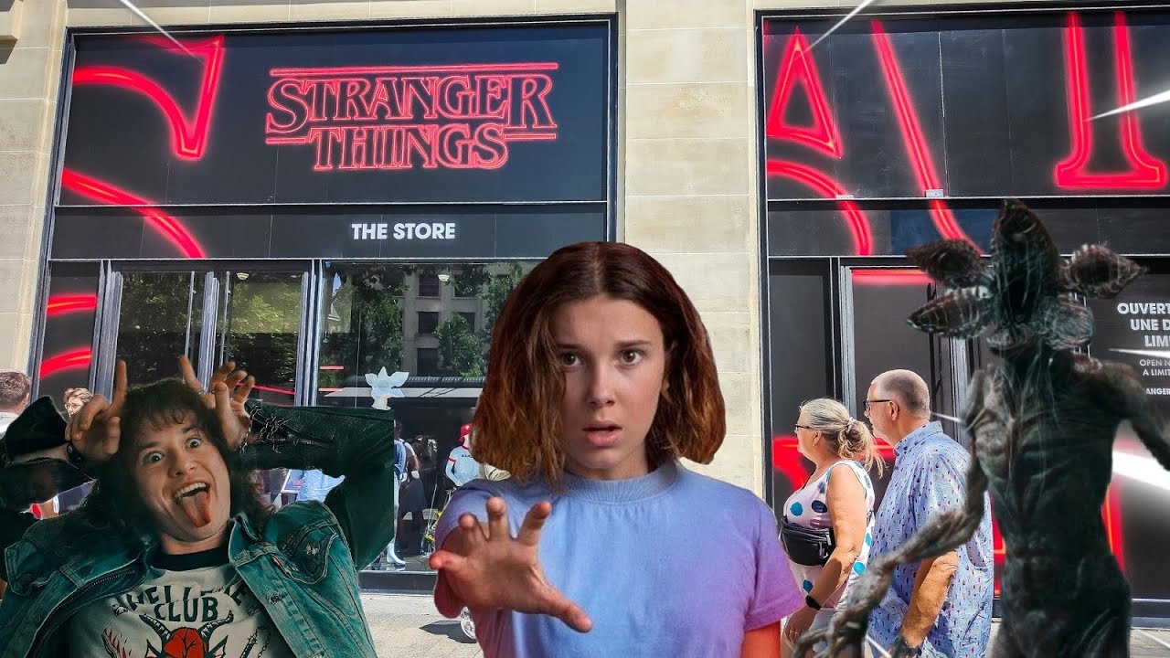 BOUTIQUE STRANGER THINGS 2022 / PARIS ( C'EST OUF !)