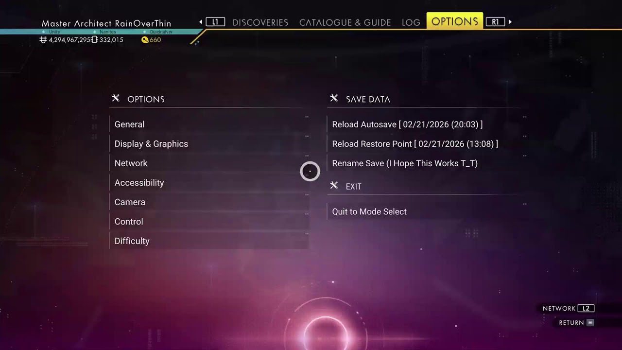No Man's Sky - Raingate: RG-1 ✨🌌 / 350 Subs LOADING 🙂‍↕️ // Breaking in my PS5 Pro!