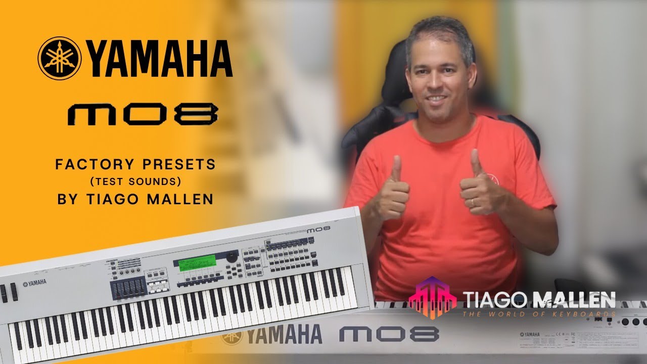 YAMAHA MO6/8 (TEST SOUNDS) FACTORY PRESETS by Tiago Mallen #yamahamo8 #yamahamo6