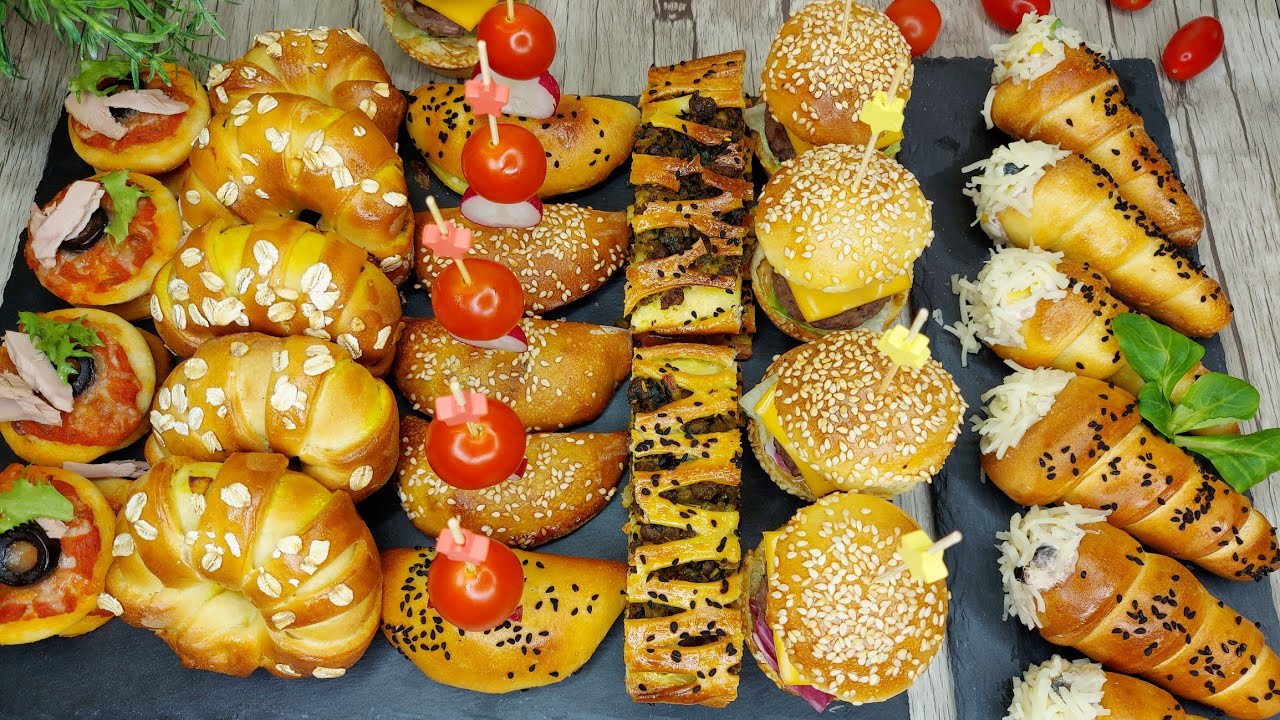 لجميع المناسبات‼️تشكيلة مملحات رائعة😍|سهلا|إقتصادية|عجينة مثالية recette salés pour vos événements